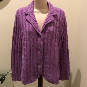 Talbots pure merino wool sweater size Lp